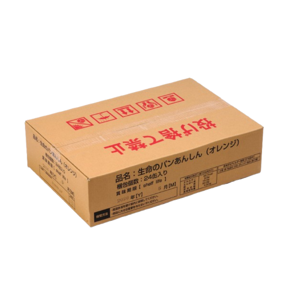 5年保存】生命のパン あんしん オレンジ（1ケース） – 防災グッズ.COM
