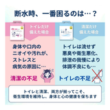 断水時、一番困るのは…？