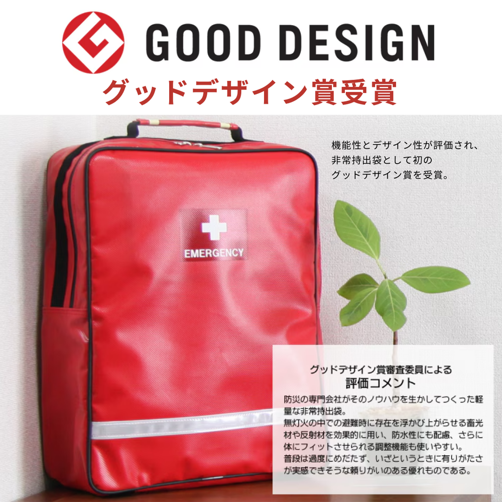 防災士が厳選】デザイナーズ地震対策30点避難セット（1セット） – 防災