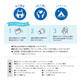 ウェット手袋の使い方